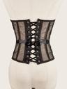 CORSET DE PERLAS NEGRO