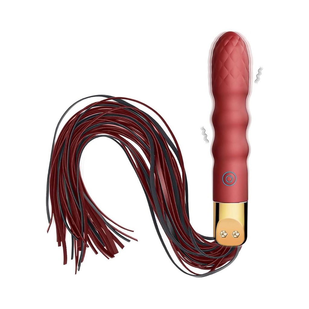 VIBRADOR DILDO ESPARTA CON FLOGGER