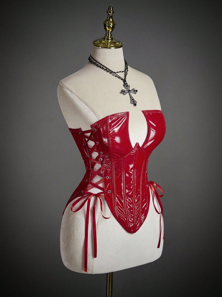 CORSET DEVIL ROJO