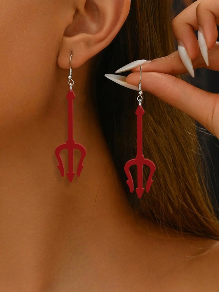 ARETES DE TENEDOR DIABLO