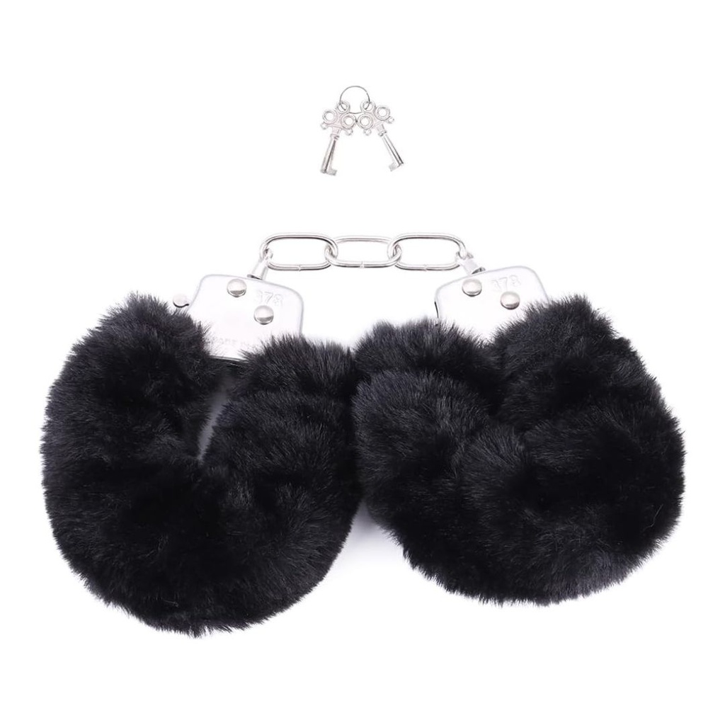 ESPOSAS DE METAL CON PELUCHE