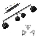 BARRA ESPARCIDORA CON ESPOSAS DE MUÑECAS Y TOBILLOS