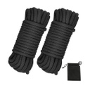 CUERDA DE ALGODÓN SUAVE NEGRO 10M