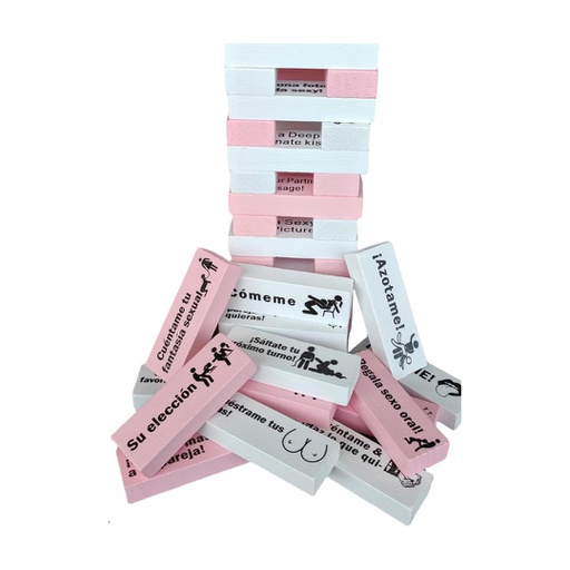 ‎JUEGO DE BLOQUES HOT EDICIÓN ROSA