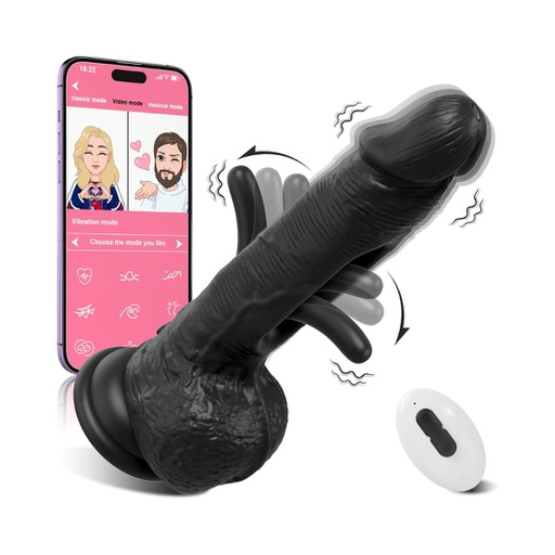 ‎VIBRADOR DILDO LOL REALISTA DE PUNTO G Y ESTIMULADOR DE CLÍTORIS CON CONTROL