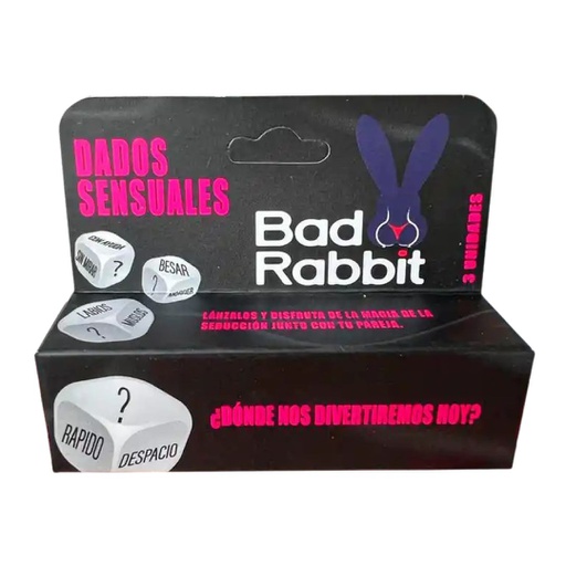 DADOS ERÓTICOS BAD RABBIT X3