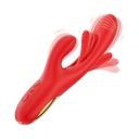 VIBRADOR DILDO FLAPPING Y CONEJO DE PUNTO G