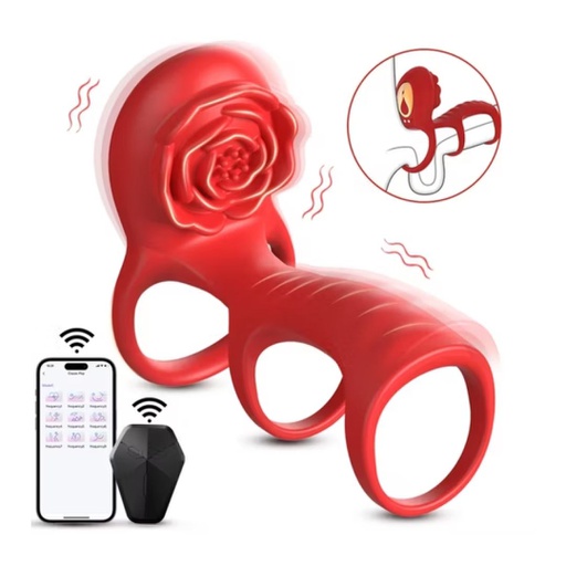 ANILLO VIBRADOR ROSE ALARGADO